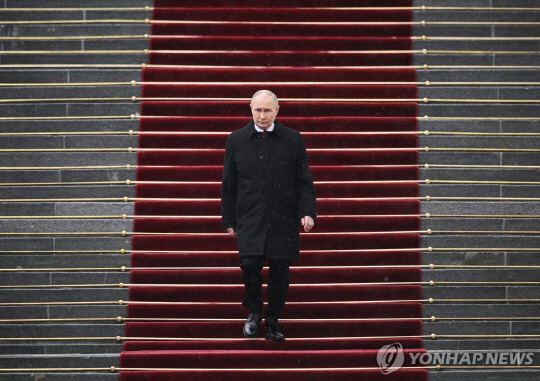 푸틴 대통령 취임식 [EPA=연합뉴스]